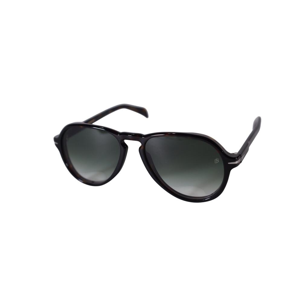 David Beckham Lightweight Aviator Sunglasses - Tortoise/Grey Green Gradient-NWT - Picture 4 of 10